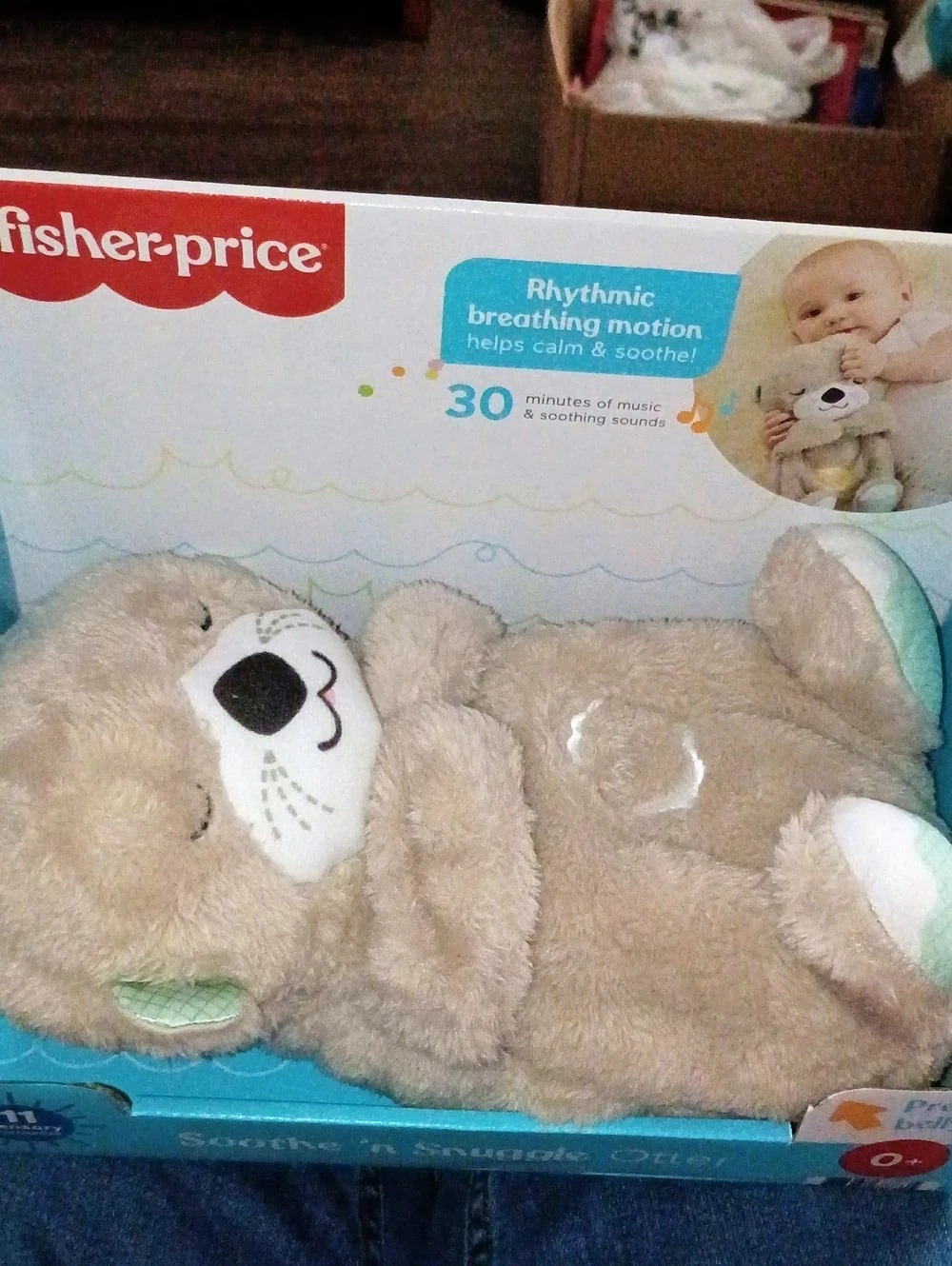 Fisher-Price Rhythmic Breathing Motion plush soothing toy Plush Soothing Toy